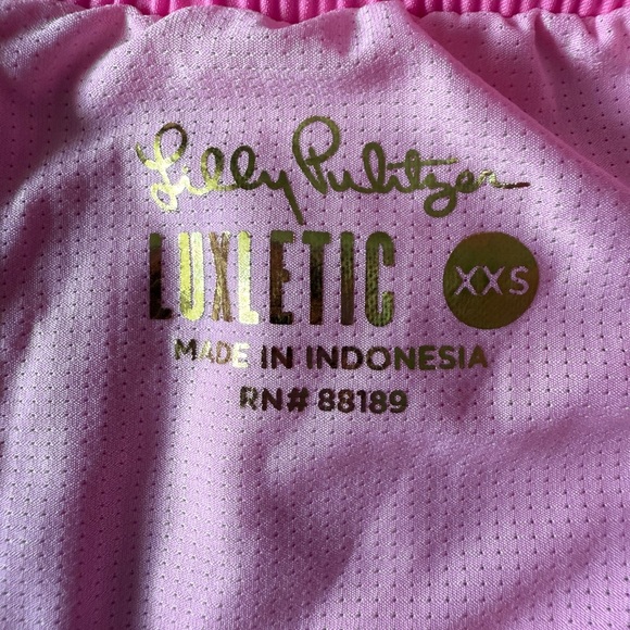 NWOT Lilly Pulitzer Hot Pink Athletic Shorts - Picture 2 of 6
